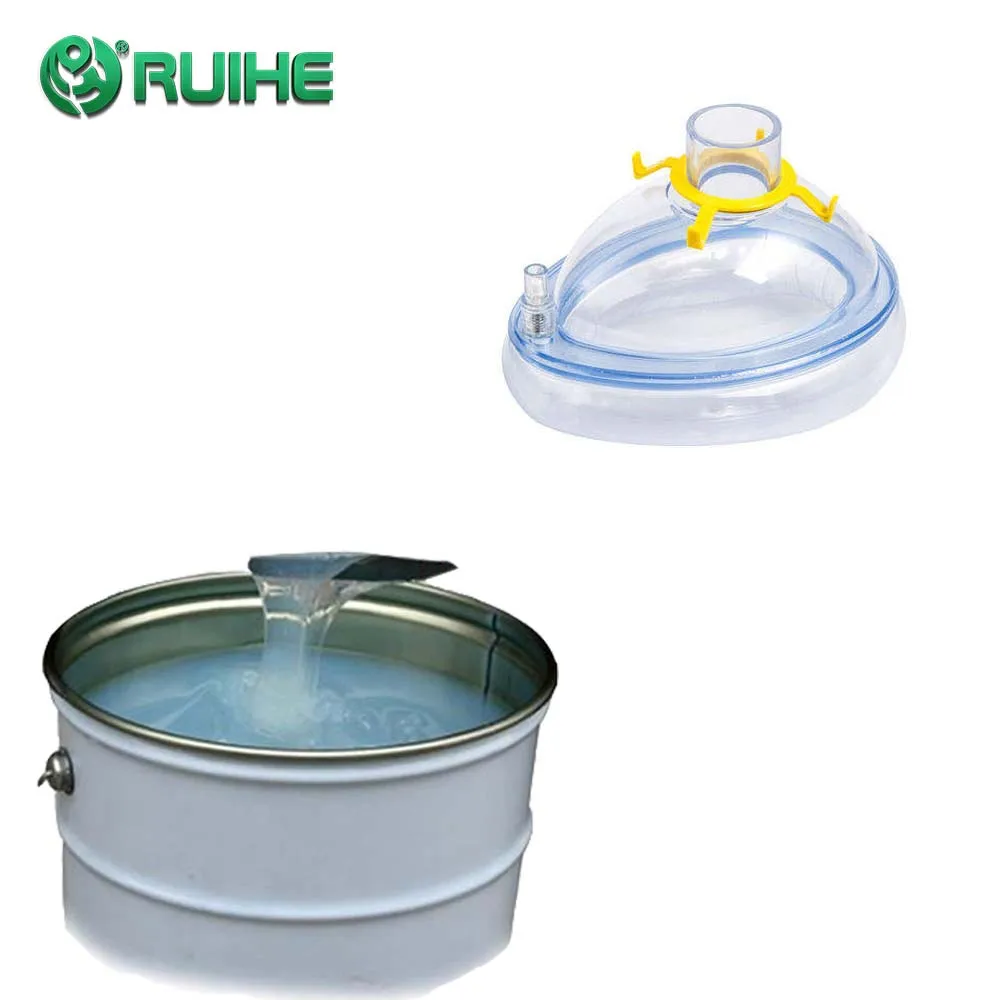 Medical Grade 57 Shore Hardness Two-component Condensed Liquid Silicone Rubber for Anesthesia Masks