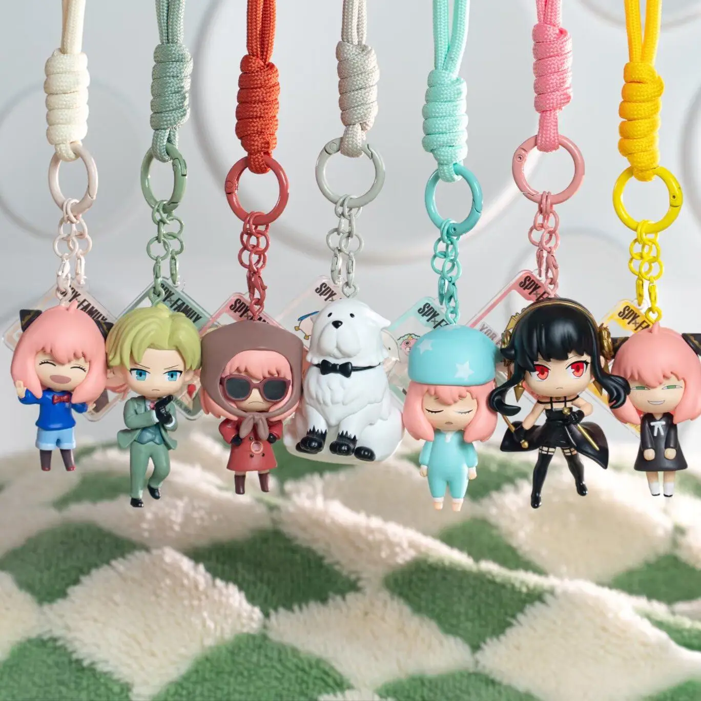 Genuine ZhiWan Spy X Family Chibi Q-Style Charm Blind Box PVC