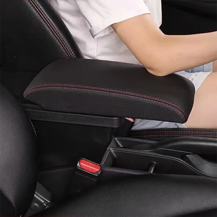 product universal armrest box car armrest storage box can be extended for car elbow support-5
