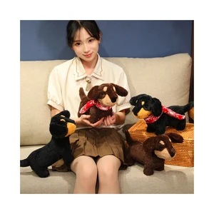 Hot Sale Lifelike Stuffed Dog Shape Plush Doll Cute Soft Dachshund Plush Toy for Kids