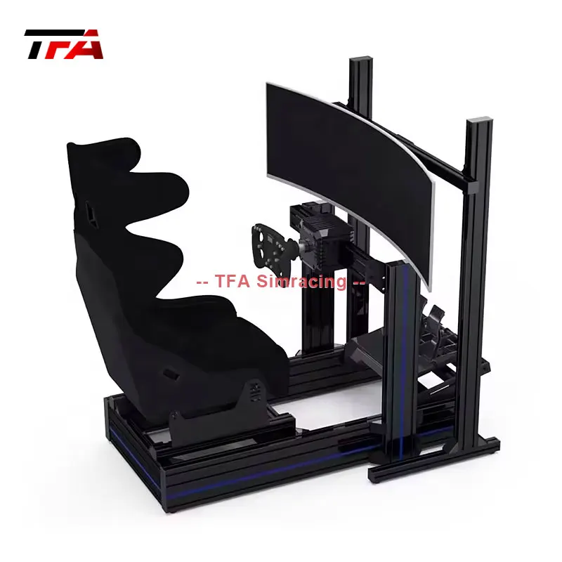 Professional ESports Sim Racing Cockpit Aluminum Driving Simulator Rig ...
