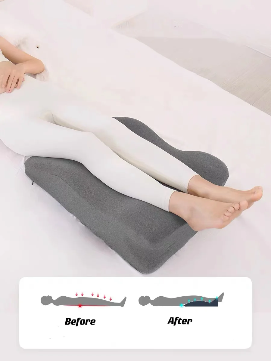 Comfortable Feeling Pillow Sleep Wellness Memory Foam Hip Relaxed Leg