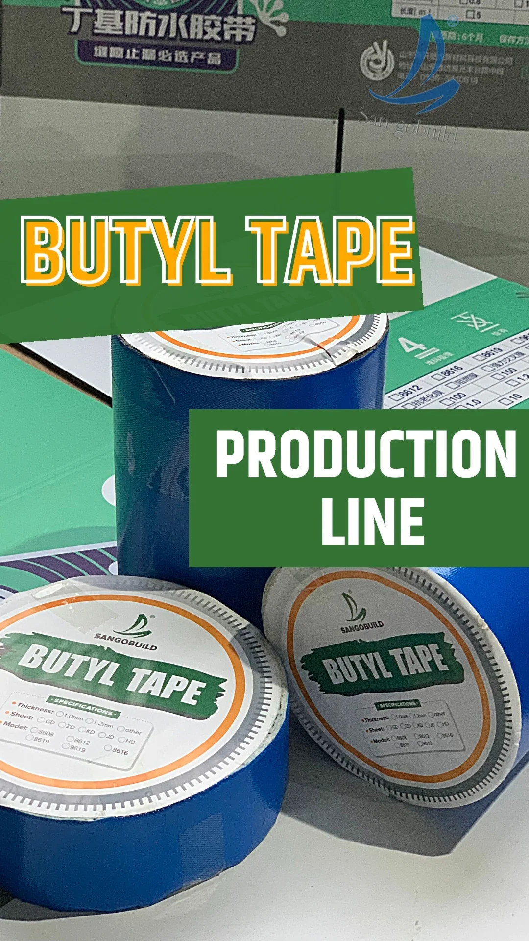 weather proofing tape factory supply self adhesive butyl rubber