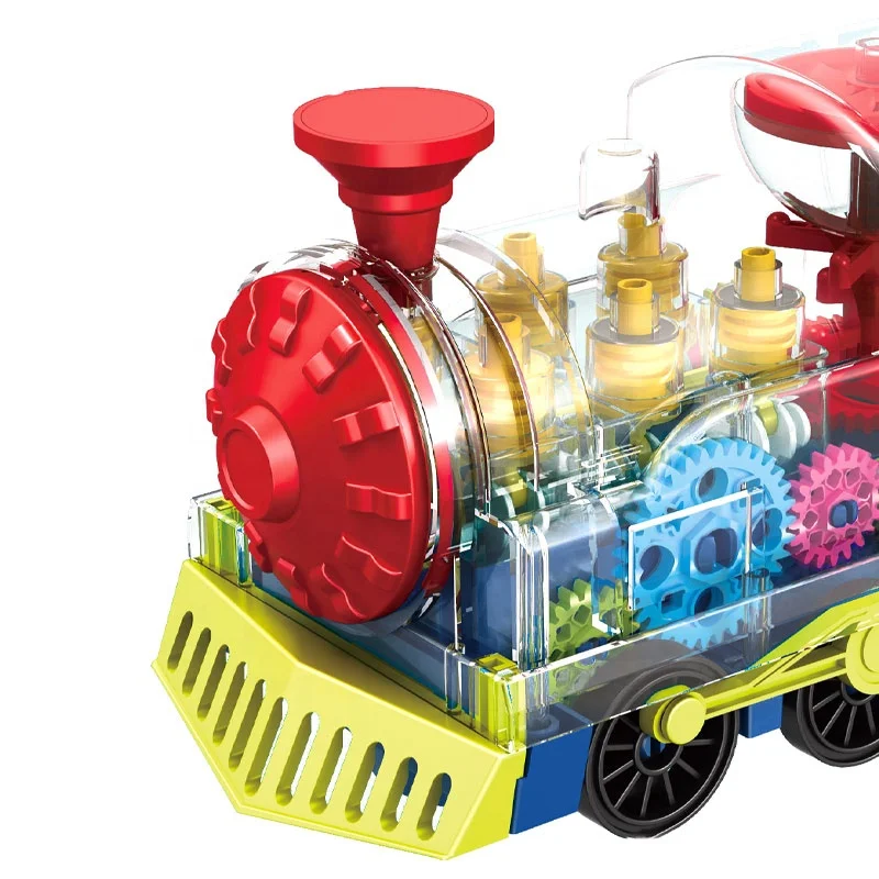 ECO friendly trenino elettrico luce treno ingranaggio giocattolo con musica  miglior regalo di natale per i bambini treno giocattolo