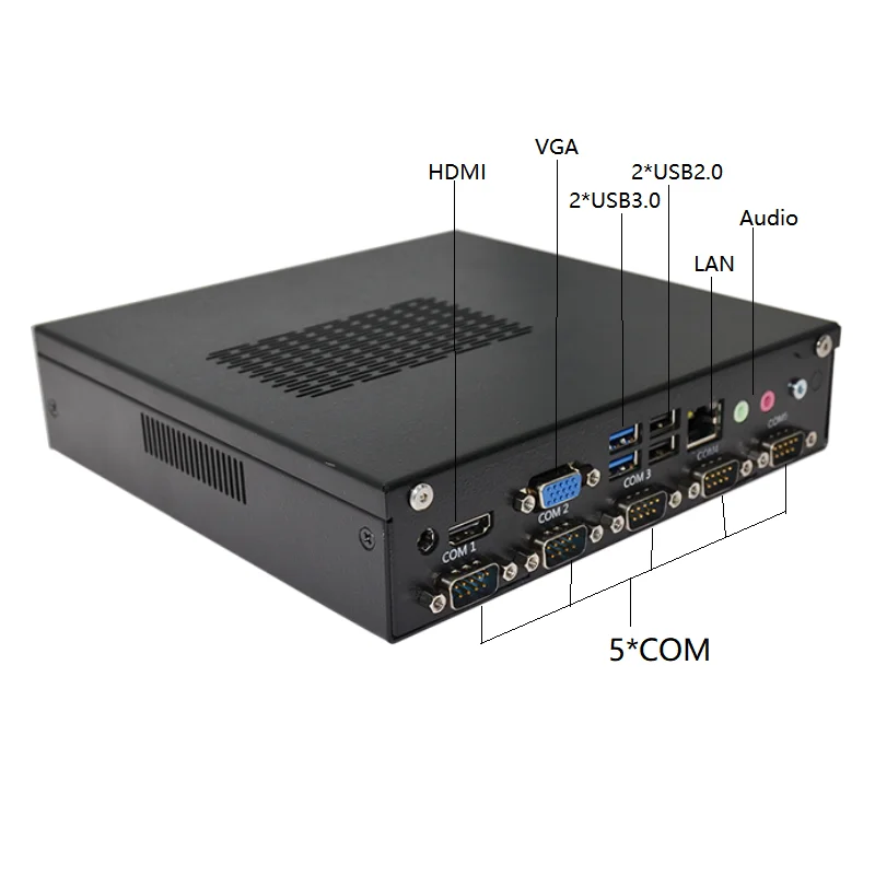 Factory Price F100 Mini PC Box Laser Engraver 12th/13th Gen CPU3825U I5/I7/I9 Embedded Industrial Computer with 1-Year Warranty