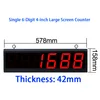 6-Digit 4" Large Display with Remote