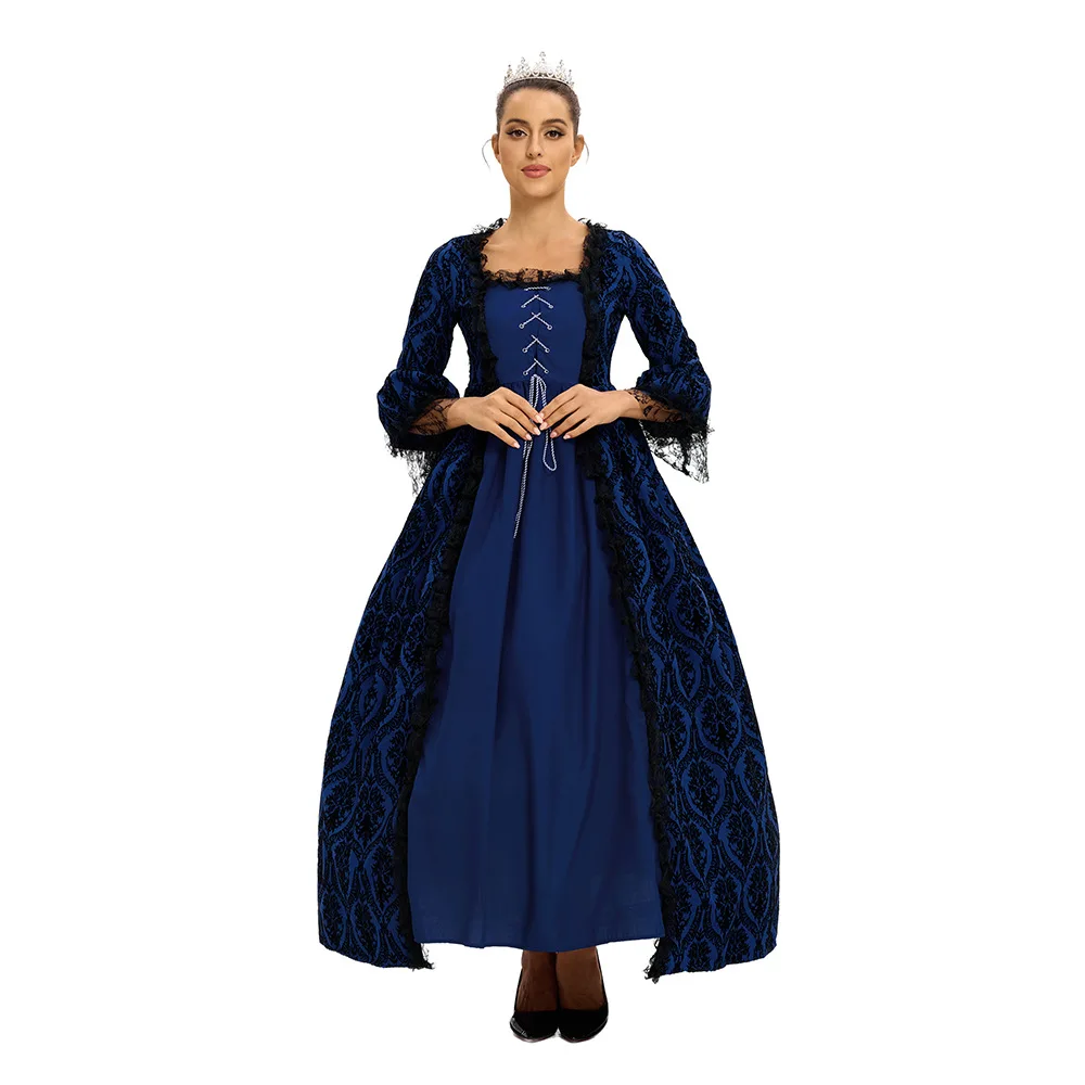 open lace back dress Amazon.com: tuduoms Womens Medieval Prom Dress Vintage Lace Princess Long  Ball Gown Long Sleeve Victorian Gothic Dress Halloween Costumes Blue :  Clothing, Shoes & Jewelry main image 0
