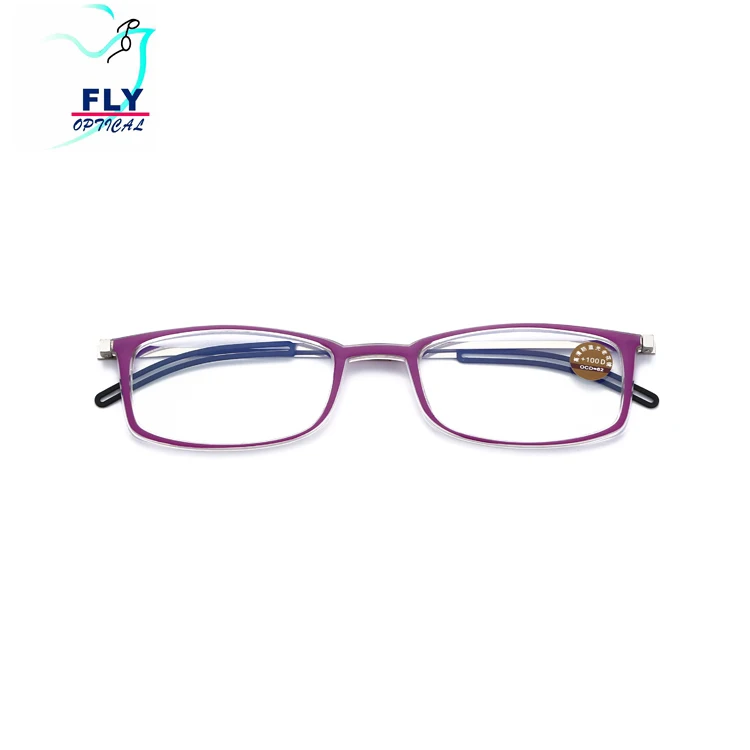 2020 2022 New Arrival High Quality  Anti Blue Light Women Men Slim Metal Reading Glasses Bulk With Metal case