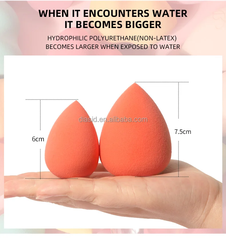 Dias Extra Soft Teardrop Foundation Blending Cosmetics Beauty Egg