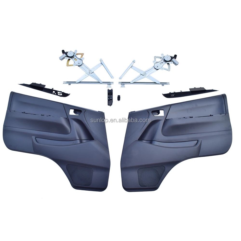 SUNLOP Hiace Auto Parts #1371 Front Door Inner Panel Kit-8pcs/set.Automatic. LHD & RHD for Hiace KDH 200