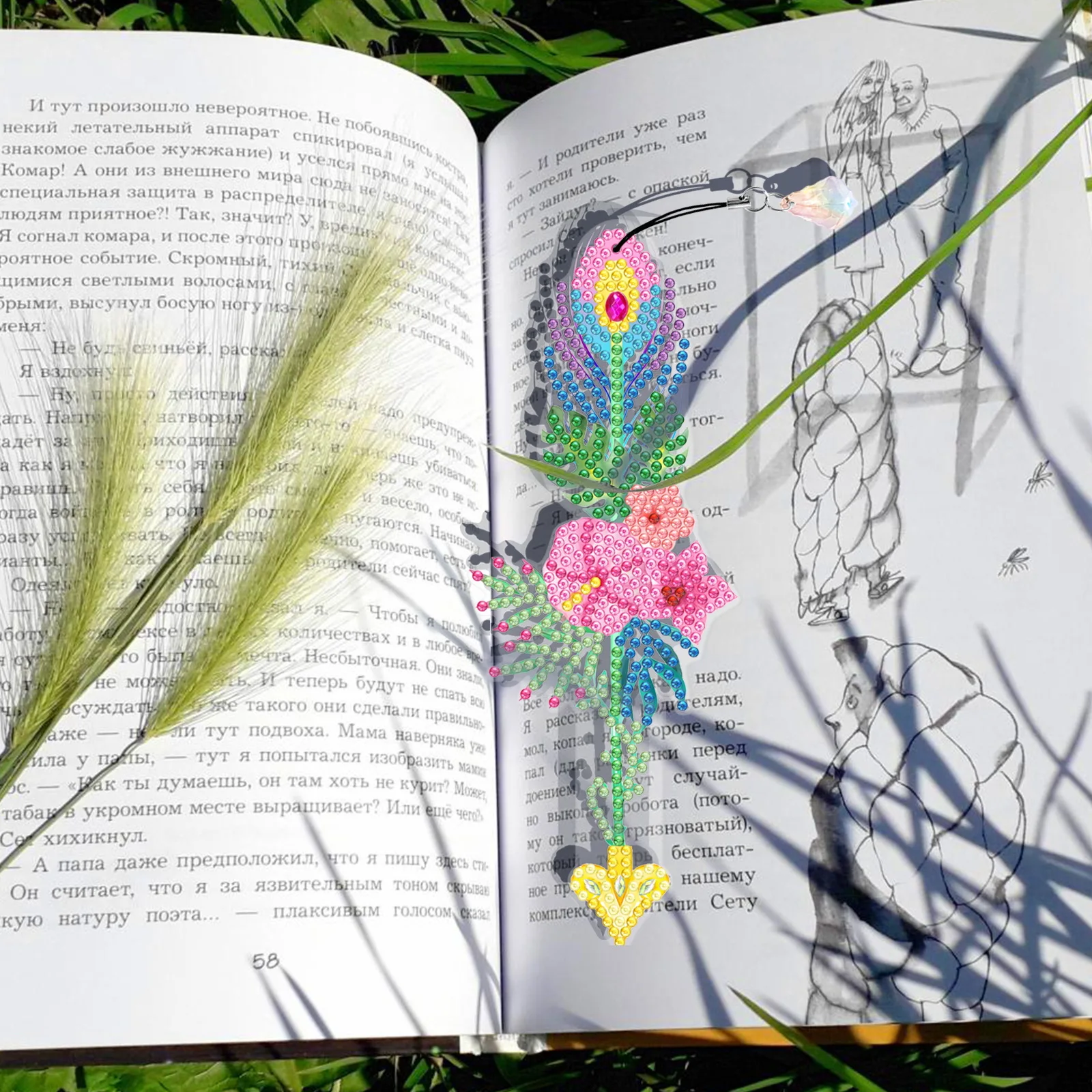 Diy Bookmark 5d Diamond Art Painting Bookmark Paint By Numbers | Desertcart