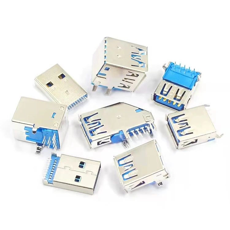Usb Type C Connector Female Pcb Mount Micro Usb Socket 16Pin Custom Usb Connector