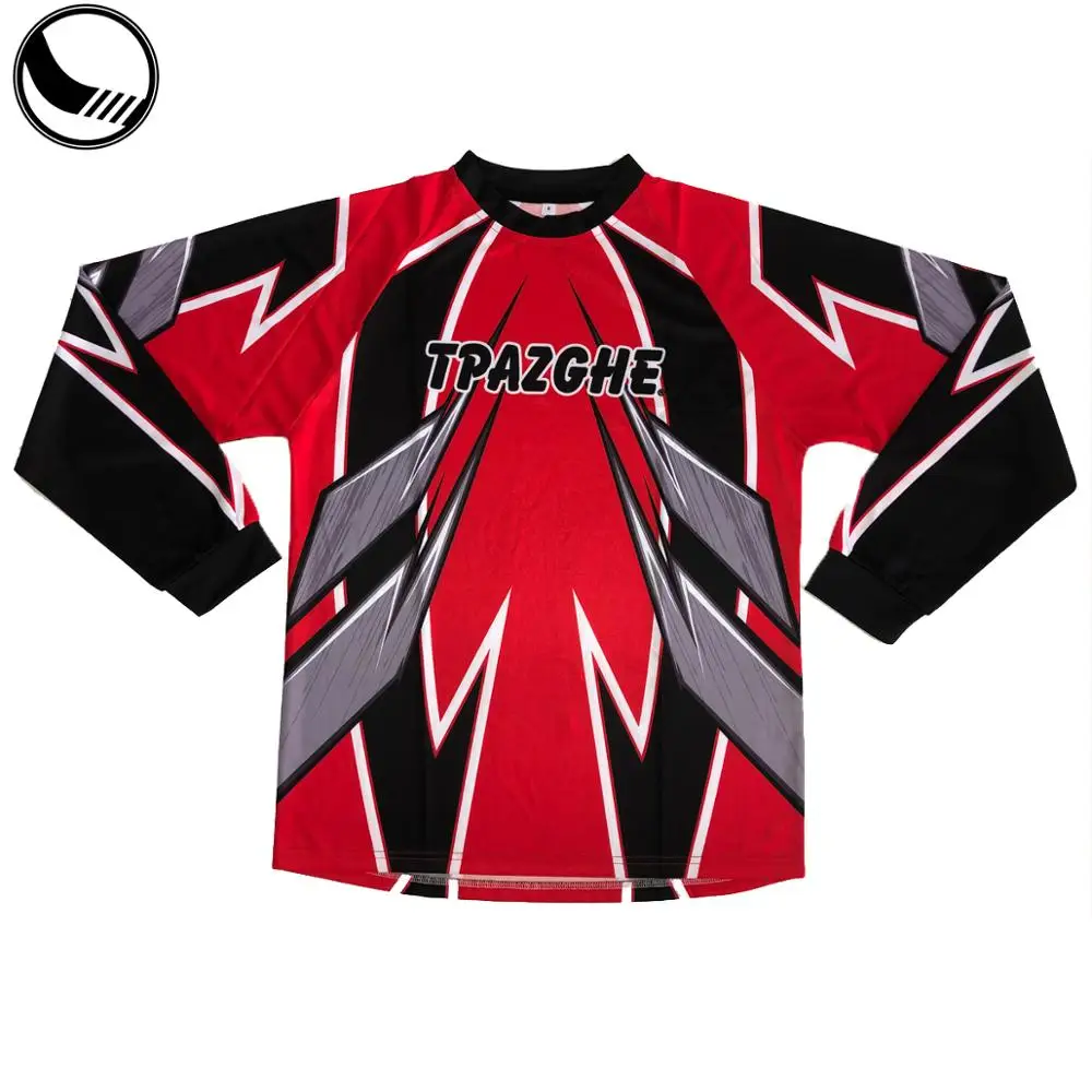 Футболки для мотокросса большого размера с сублимационной печатью из 100%