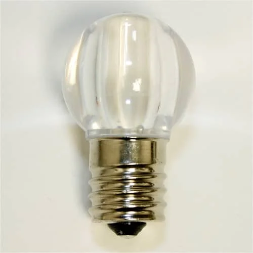 Commercial Grade E17 G30 Global 120V IP65 Durable Dimmable LED Transparent Smooth Replacement Bulbs Christmas Lights Outdoor