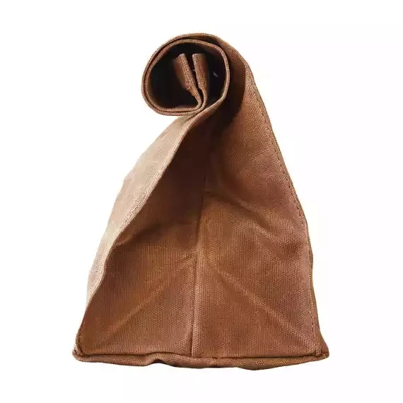 OEM Customize Cheap Best Eco Friendly Reusable Wax Bag Insulated Bread Warmer Waxed Canvas Lunch Bag