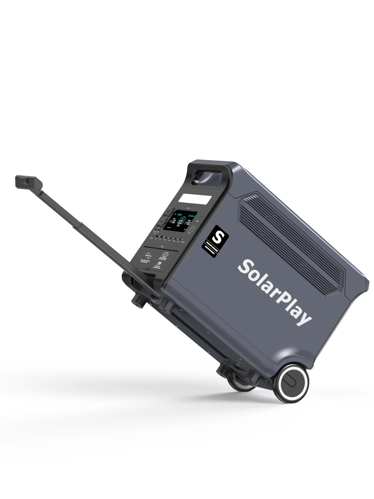 SolarPlay Q3600 Portable Power Station - 3840Wh Lithium Battery