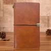 A6 Brown with Metal Buckle, Ruled + Blank Paper