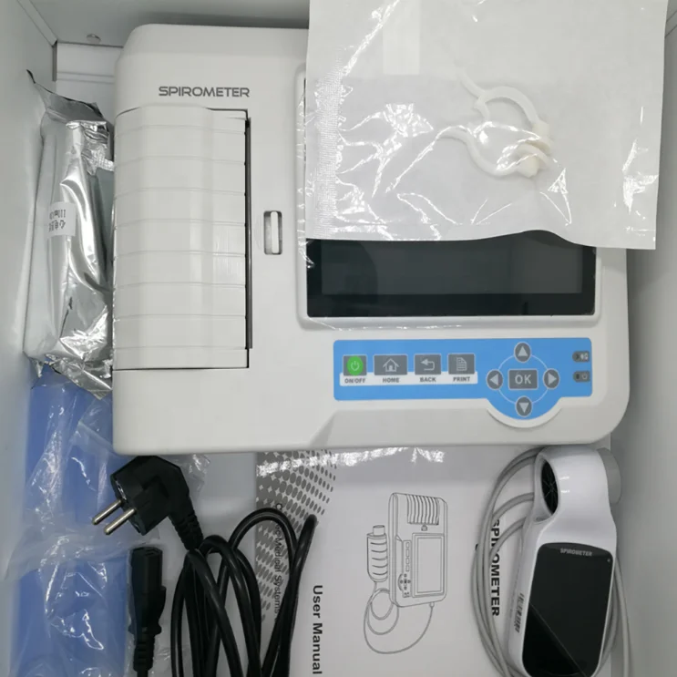 SP100 дыхательный диагностический спирометрический цифровой спирометр анализатор