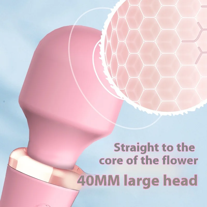 Compact vibrator with medical-grade silicone construction