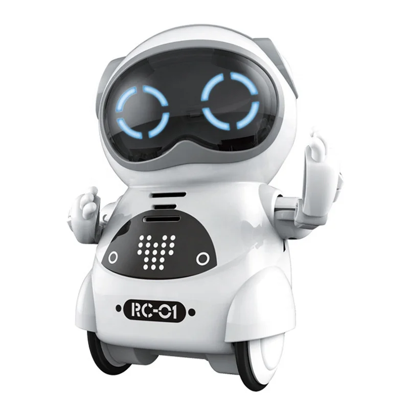 939A RC Pocket Robot Singing & Dancing Intelligent B/O Humanoid Robot Toys with LED Lights for Kids