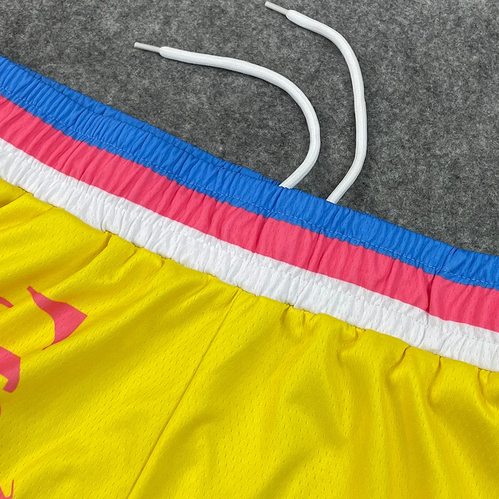 Custom Personal Logo Basketball Shorts With Two Pockets Classic Print