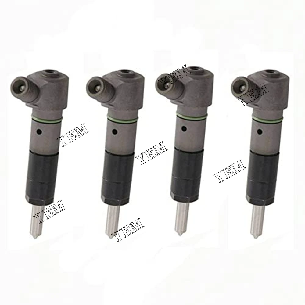 Engine Parts 4PCS Fuel Injector SE501962 RE529390 for John Deere 304J 324J 318D 319D 5065M