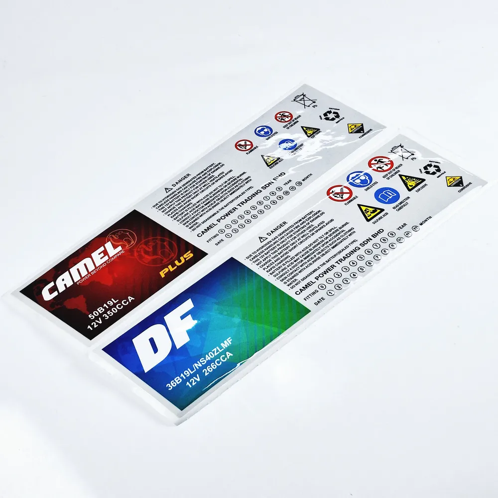 Customized Logo Stickers Packaging Stickers Printed Waterproof Hardware