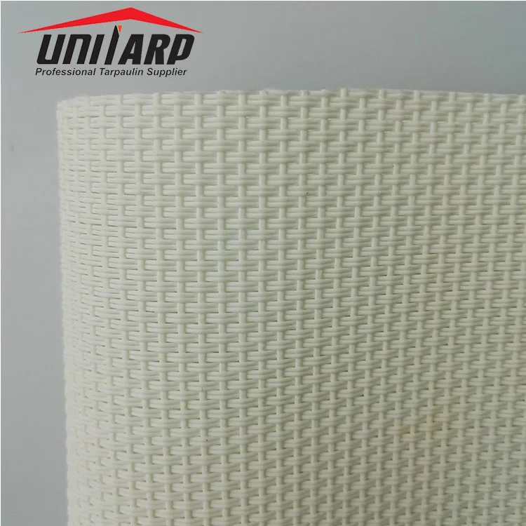 Sun Protection 1000D Reinforced Polyester PVC Coated Mesh Roller Blind Mesh Fabrics