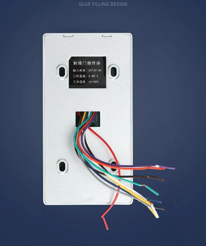 125KHz RFID Access Control Door Lock Touch Screen Keypad EM Card Reader ...