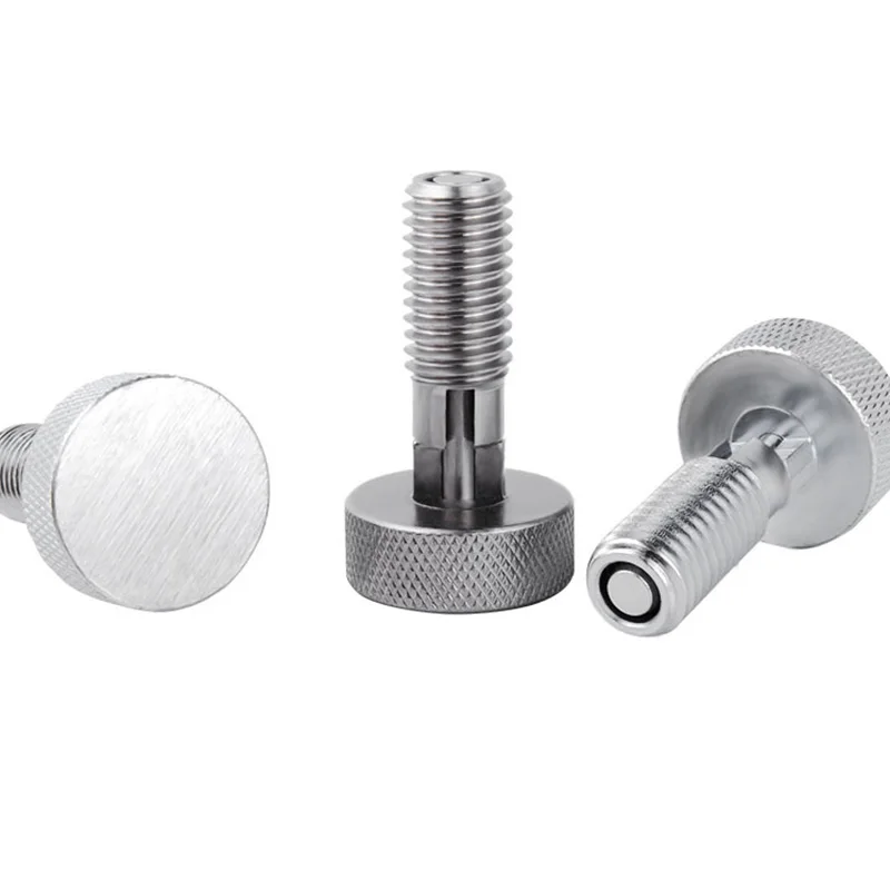 Self Locing Stainless Steel M6 M8 M10 M12 M16 Knurled Head Spring Loaded Pin Indexing Plunger Ranger Px2 Bolt on Style Flares
