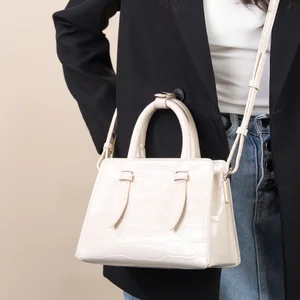 2026 Retro Style alligator Leather Handbags for Women Luxury Designer Alligator Shoulder Messenger Bags Crossbody Bag Ladies