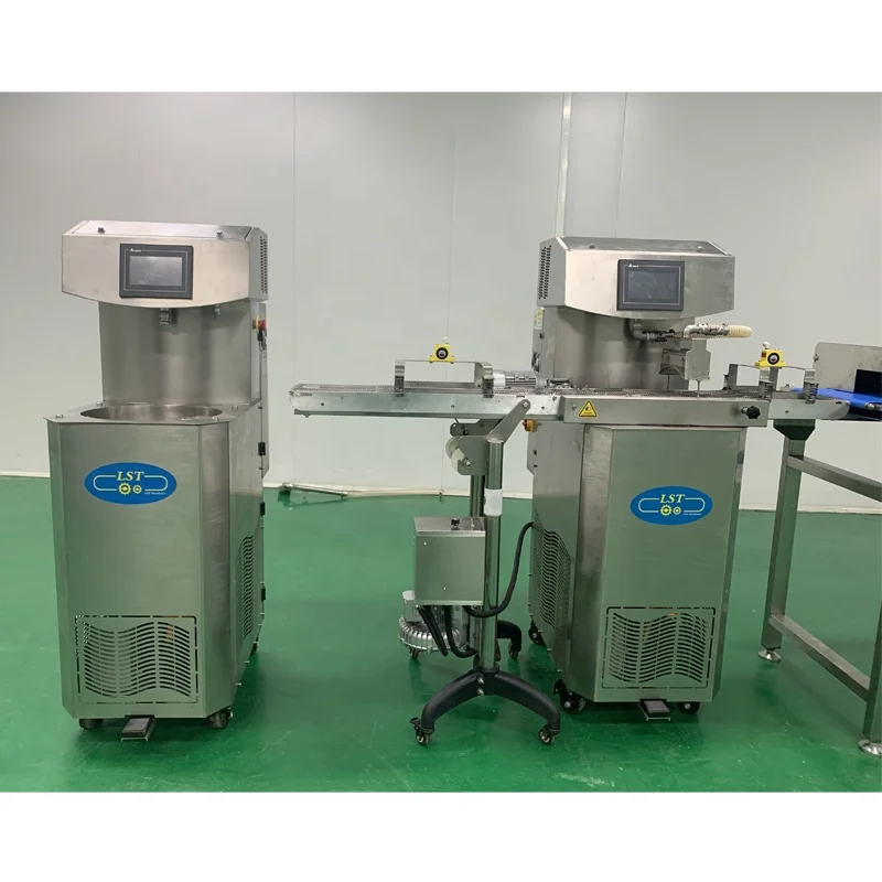 Customized Supports Advanced Design Electric Brand 25L Small Chocolate Tempering enrobing Machine melting chocolate making line