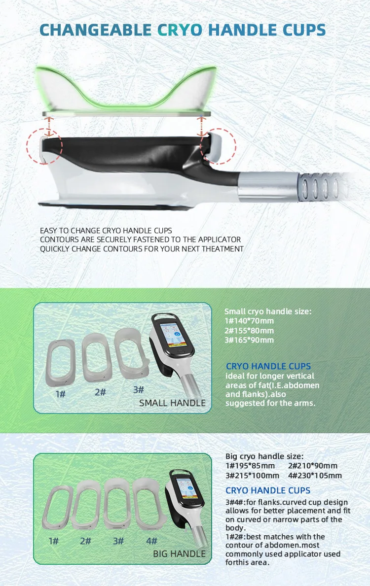 Cryolipolysis Slimming Machine 5 Handles Cryolipolysis And Cavitation Fat Freezing Machine Cryolipolysis