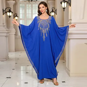 Beach Cover-up Rayon Gold Embroidered Vacation Robe Beach Dress