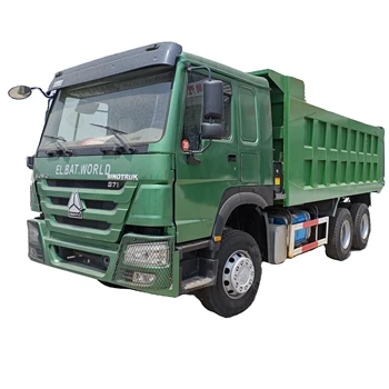 Export-heavy Heavy Duty Howo 6x4 Dump Truck 40t Load Capacity Weichai Diesel Engine 10 Wheel Steel Construction  Left