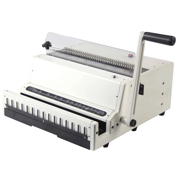 Desktop A4 Double Wire Calender Binding Machine With Half Round Hole