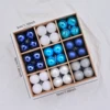 Azul Plata Blanco