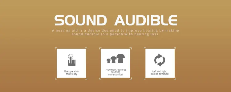 BTE Hearing Aid Amplify the sound for hearing loss manufacture