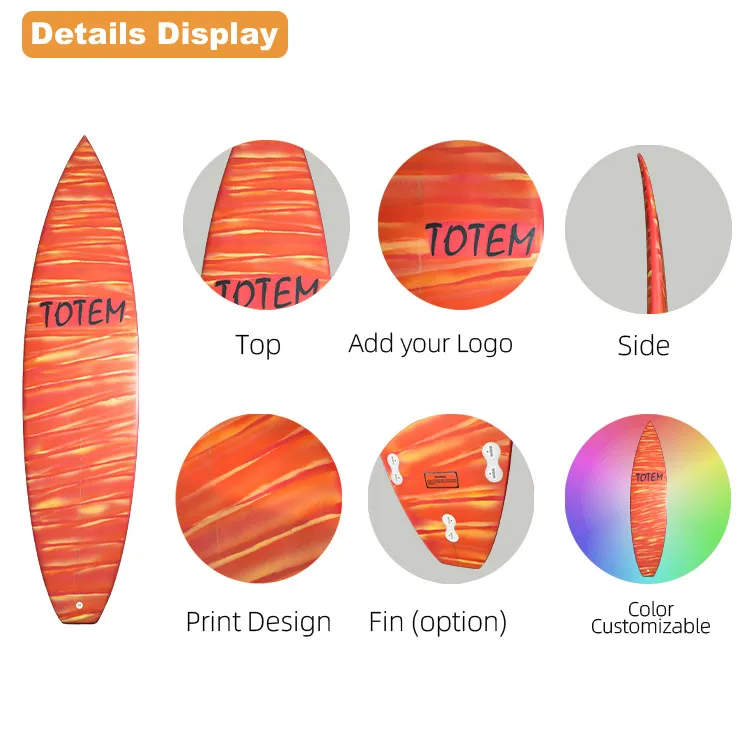 Oem 2023 Epoxy Surfboards Foam Sup Hard Board Paddle Board Water Sports Hydrofoil Electric