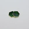 CC4# Hexagon Green agate
