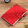 Red leather buckle-deer head-180 sheets 360 pages