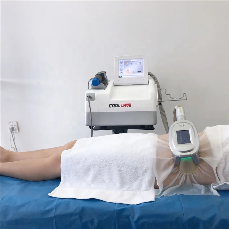 Портативная машина 2 в 1 для похудения тела cryo + shockwave