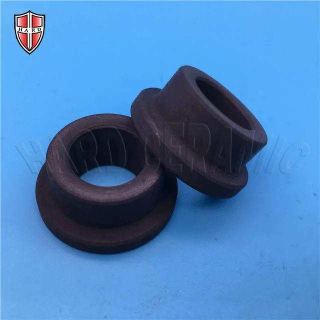 High Wear-resisting Silicon Carbide Ceramic Insulation Washer SiC Ceramic Sleeve