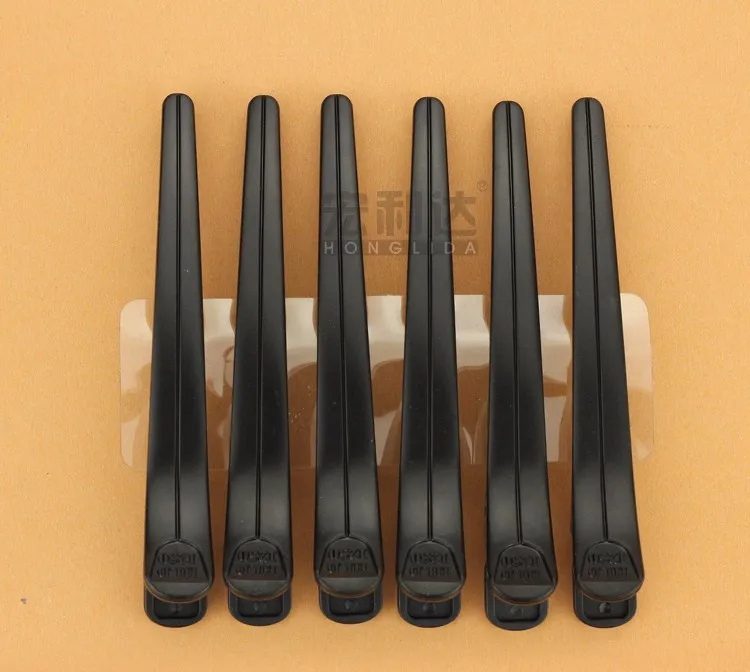Brand Direct Sales Custom Black Duckbill Flat Hair Clip Fashionable Personalized Hair Pins for Long Short Hair Made Durable