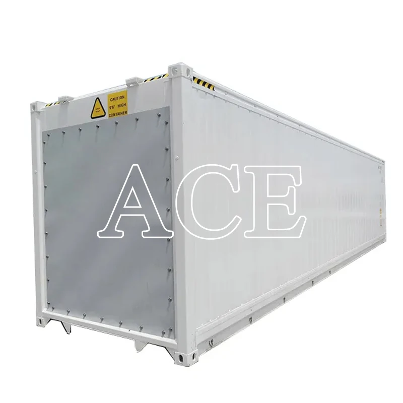 T型またはフラットフロアの新型ステンレス鋼40フィート冷凍コンテナ