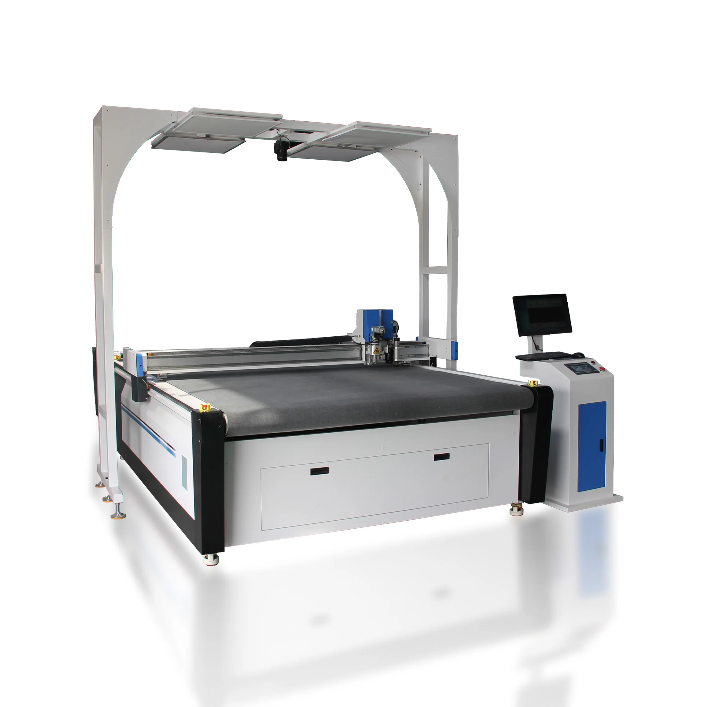 Automatic Vibrating Blade Cnc Oscillating Knife T-shirt Fabric Prepreg Cutting Machine CNC Leather Cutter With CCD