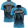 Stars and Grid-hot Blue and Black