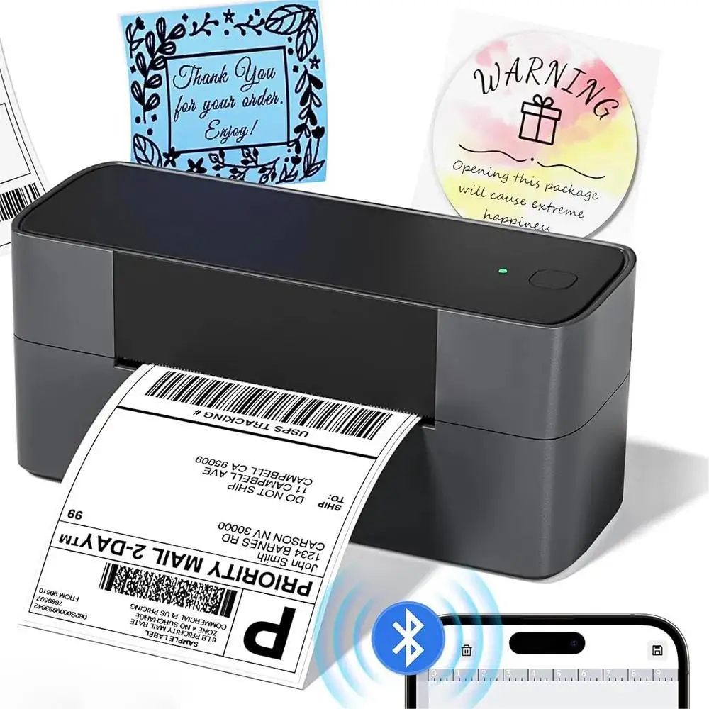 プリンター・複合機 Label Printer PM-245-BT PM245BT Bluetooth Thermal Label Printer - 4