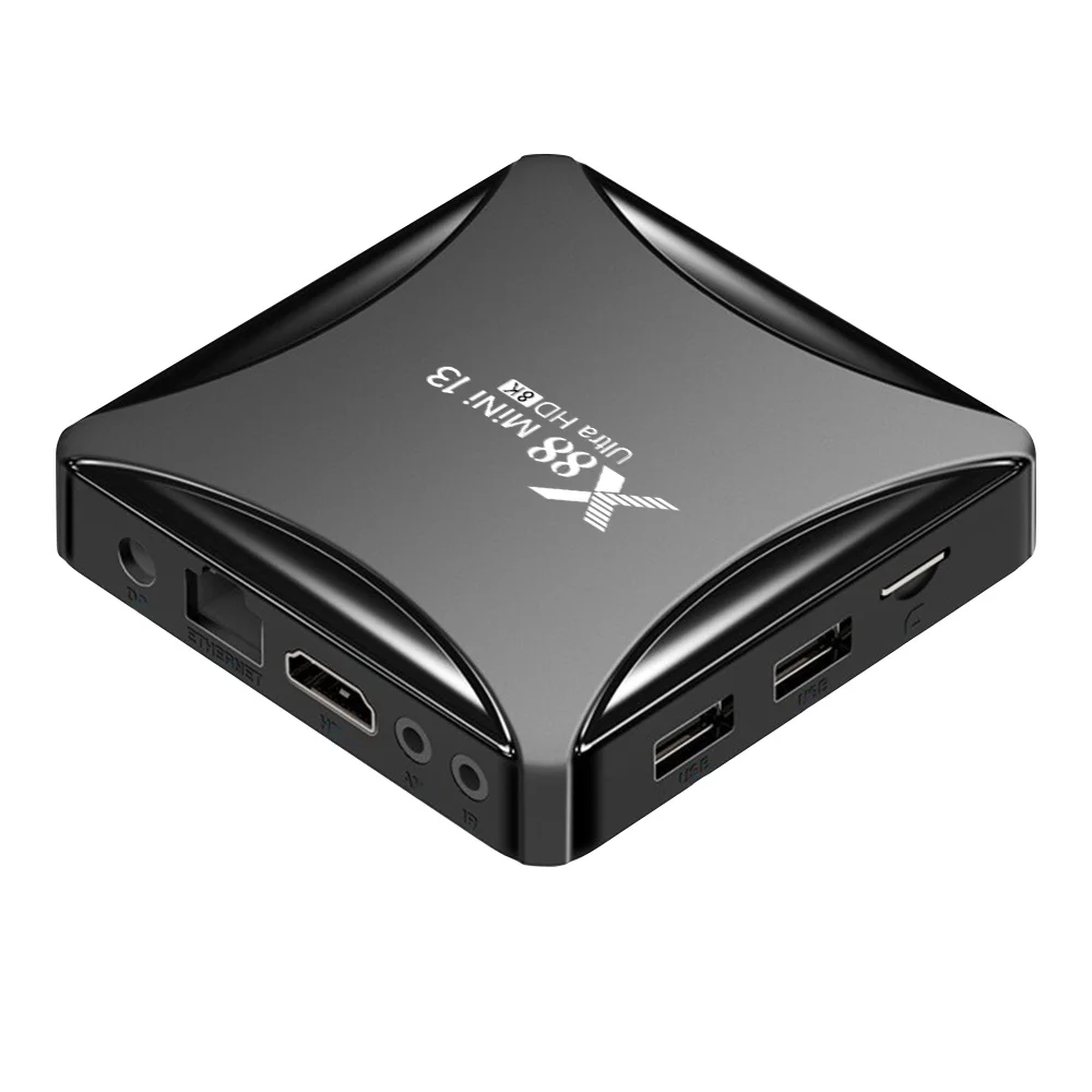 Custom Logo and Firmware New Smart TV Box RK3528 8K Decoder 4K Media Player Android 13 Box for IPTV Digital Signage