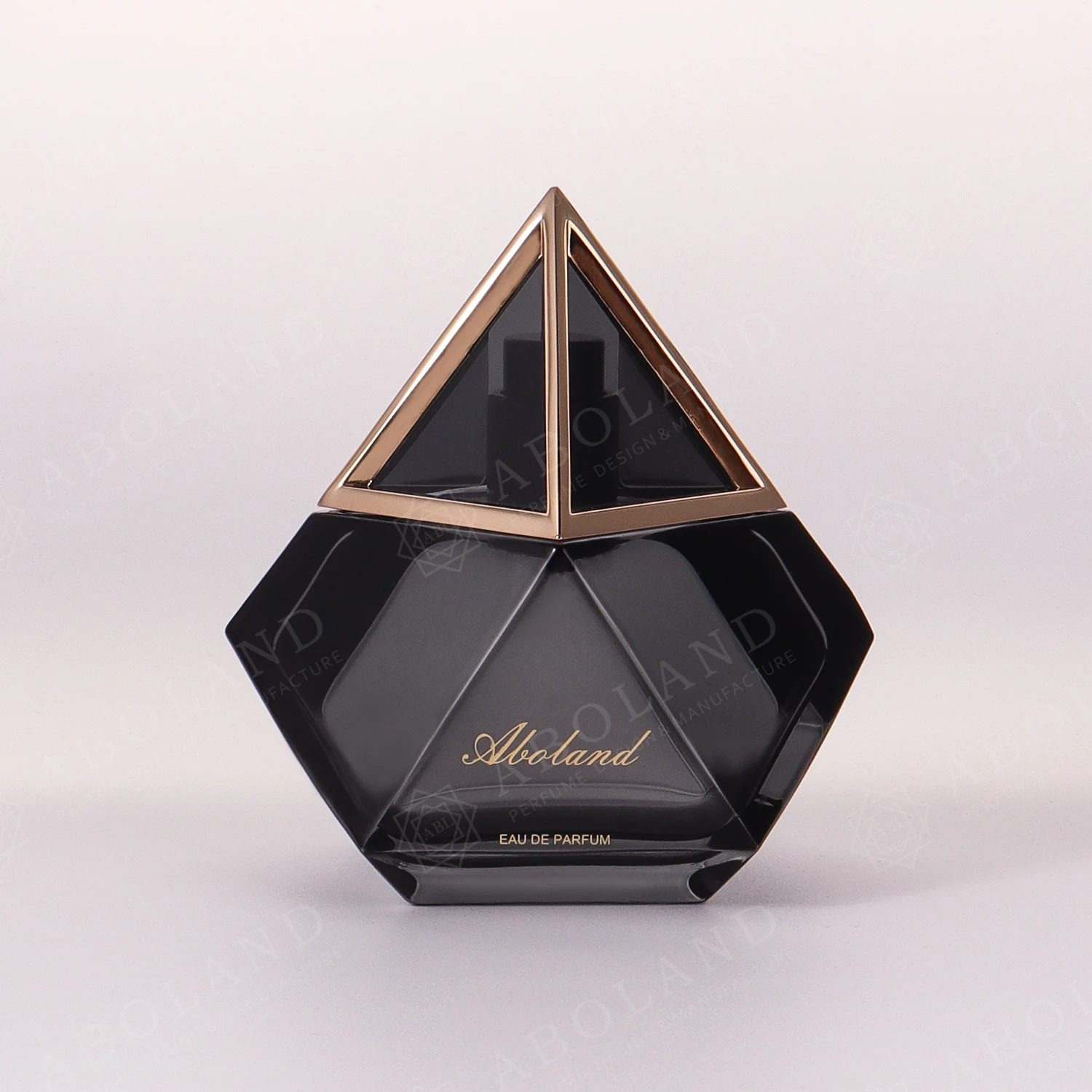 Wholesale Customized New Product Original Design Pyramid Polygon Triangle  Perfume Bottle Support Customization